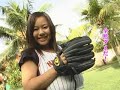 Fuko swings the baseball bat