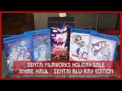 Anime Holiday Sale Unboxing | Sentai Filmworks Haul - Blu-ray Edition (2016)