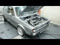 Dyno VW Golf I 1.8L 8V Turbo 250hp KMS MP25