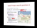Google Local Search Works. Search Engine Optimization SEO