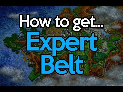 how to get expert belt in pokemon x