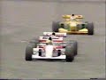 Senna, Prost y Schumacher en Silverstone 1993