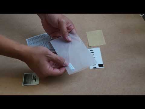 how to fit tempered glass protector