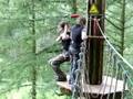 Go Ape - John going down final zip line