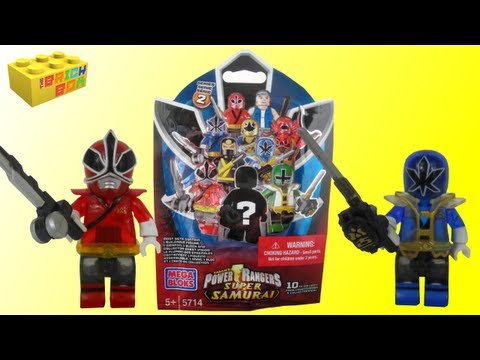 Mega Bloks - A review of the new Mega Bloks series 2 Power Rangers Super Samurai minifigure blind bags. This review covers 9 of a possible 10 with only the mystery ranger...