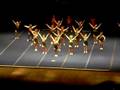 cheerleading team at gulf coast classic (: