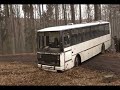 Neschopný řidič autobusu ukázal své kvality s kterými si málem neporadil ani traktorista+krajina a příroda na Vláře