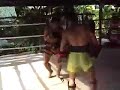 WMC World Champion Berneung: Muay Thai pad training