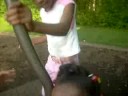 Tayva on spin Toy @ the park.