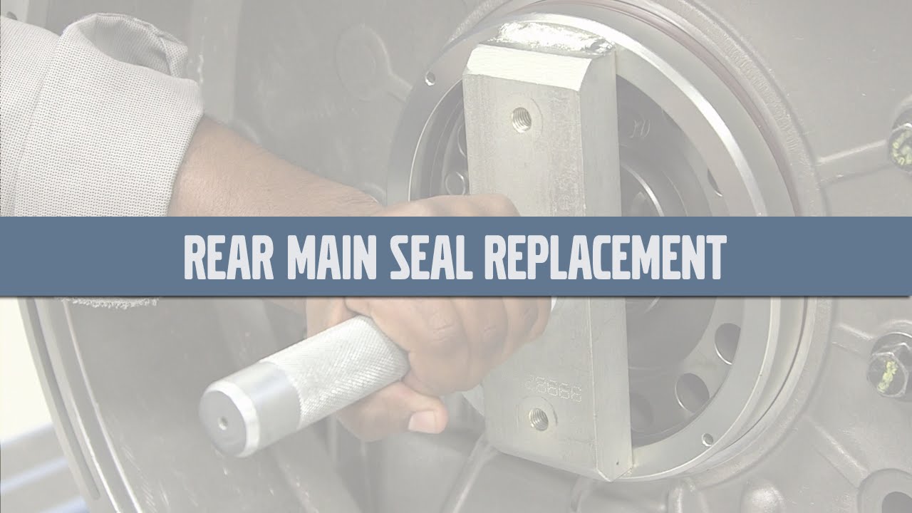 Volvo Trucks Training Support Front Main Seal Replacement