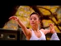 Cool Solitude - Huiping Mo perfoms beautiful yoga asanas on Tian Mu Mountain, Zhejiang, China