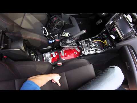 how to remove center console evo x