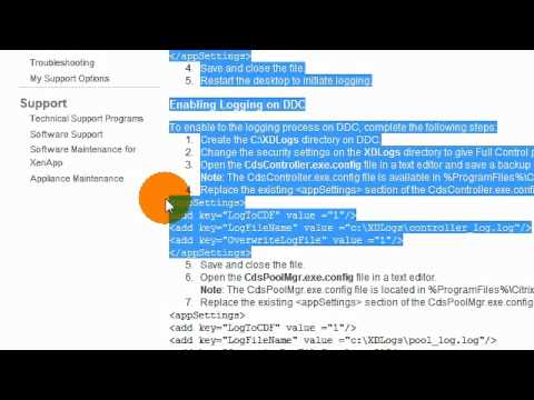 how to enable xendesktop logging