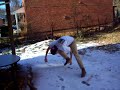 ice moonwalking   hilarious fall