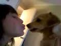 el beso a la perra...