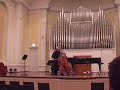 the video:
live bits from tchaikovsky's (1840-1893)
variations on a rococo theme op. 33 for violoncello.
performed by
guy tuneh (double-bass, kontrabass)
(co principal bassist in west-eastern divan orchestra 2007 under daniel barenboim)
alessandra albano (piano, klavier),(italy).

this live performance was part of doublebass
gala evening in basel (swizerland).
thanks to clara, betty, thomas and m�rton who are great bass players!

what an evening!!

special thanks to:

mr. wolfgang g�ttler

- - - - - - - - - - - - - -
visit guy tuneh online:

http://www.guytuneh.com