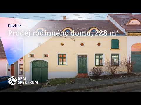 Video Prodej rodinného domu 228 m², Pavlov