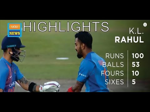 Kl Rahul Hits Super Century India vs England | 1st T20 Highlights 2018