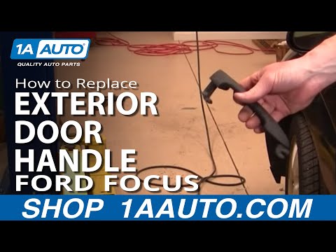 How To Install Repair Replace Broken Outside Door Handle Ford Focus 00-04 1AAuto.com