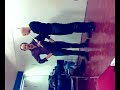 this is what bored boys get up to backstage on the last gig of a tour. it was all improvised!!! and sorry it's sideways.