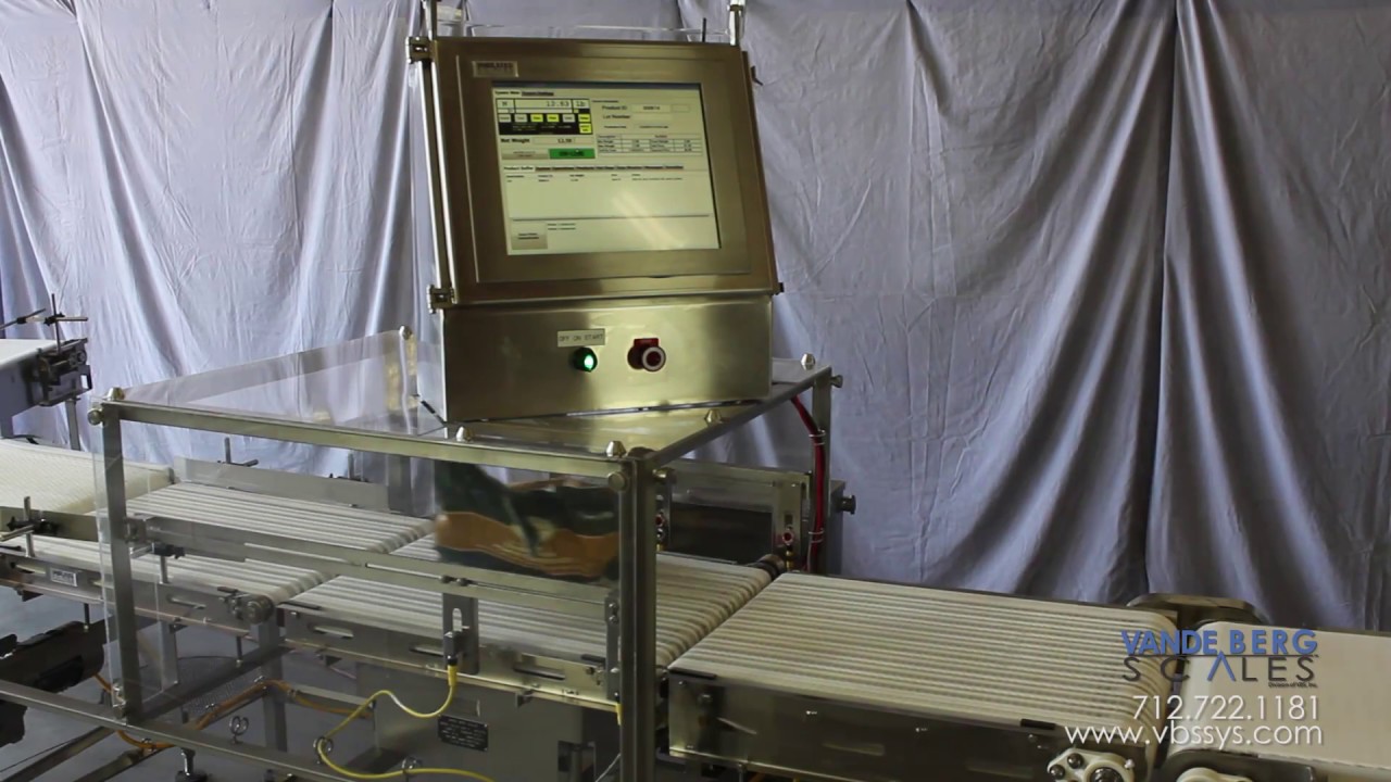 Automatic Weighing System / Manual Labeling for Packaged Turkey