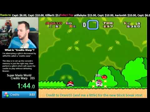 Super Mario World -- Credits Warp in 3:07.2 (World Record)