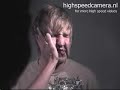 Slapping movie by high speed camera