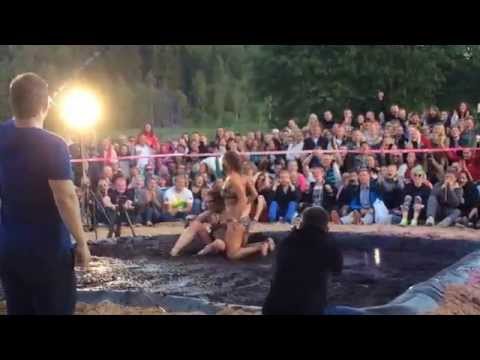 mud wrestling