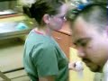 Pre op of a canine that has sustained major facial lacerations.