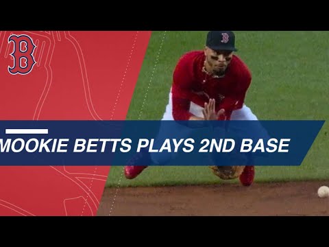 Video: Mookie Betts' history playing second base