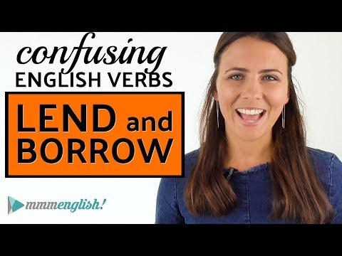Confusing English Verbs | LEND & BORROW