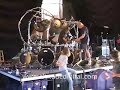 Terry Bozzio time lapse of kit being set up