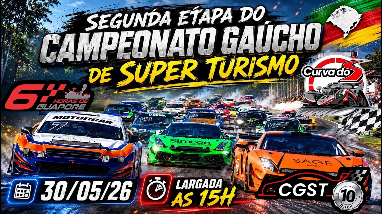 6 Horas de Guaporé - 2a Etapa Super Turismo 30.05.2026