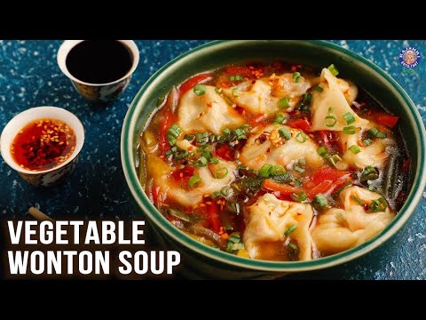 Vegetable Wonton Soup | How To Make Vegetable Wonton Soup | Monsoon Special Recipe | Rajshri Food