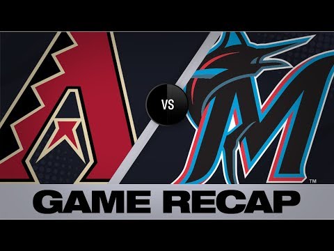 Video: Marlins score 2 in 9th to rally past D-backs | D-backs-Marlins Game Highlights 7/26/19
