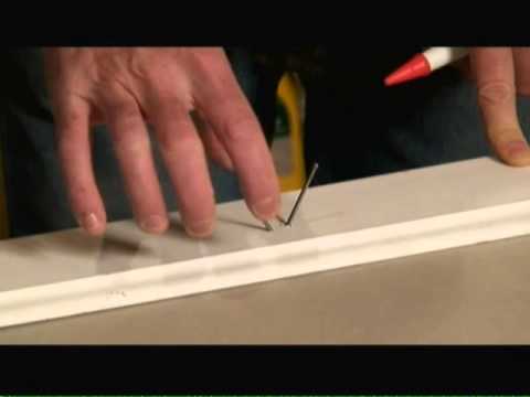 how to fasten trim to metal studs