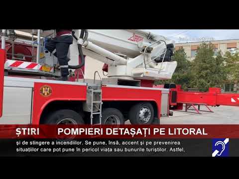 Pompieri detașați pe litoral