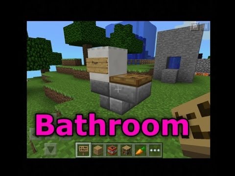 how to make a sink in minecraft pe
