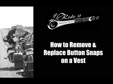 how to attach metal snaps