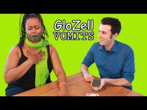 GloZell Vomits Over Magic Trick