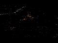 Lights below at night