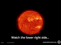 A video of a huge explosion on the #sun yesterday -- http://j.mp/miuLA9
