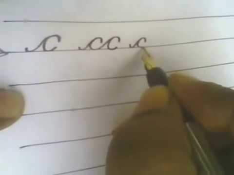 how to practice cursive