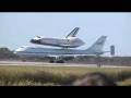 STS-126 Space Shuttle Endeavour returning to KSC on the back of a 747