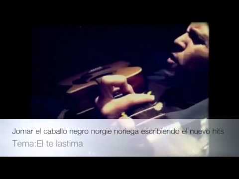 Jomar El Caballo Negro y Norgie Noriega En El Studio