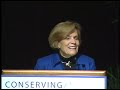 national geographic society explorer in residence dr. sylvia earle delivers her speech, 