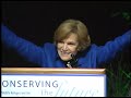 national geographic society explorer in residence dr. sylvia earle delivers her speech, 