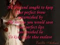 The Day You Love (poem) - Emilie Autumn