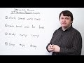 Spelling - Rules for Third Person 'S'