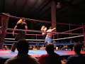 Jeremy Brock (White Shorts) 1st MMA fight Tupelo MS